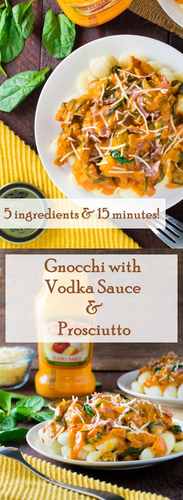 Gnocchi with Vodka Sauce and Prosciutto recipe. Tuscan way of cooking: https://ooh.li/9fc082e