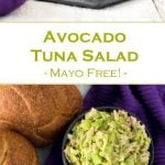 Avocado Tuna Salad Recipe - Mayo Free