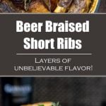 Beer Braised Short Ribs - Dutch Oven