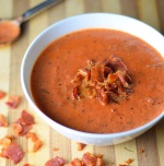 Fire Roasted Tomato Soup with Bacon