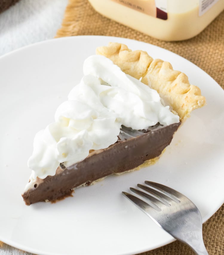 Chocolate Eggnog Pie Recipe