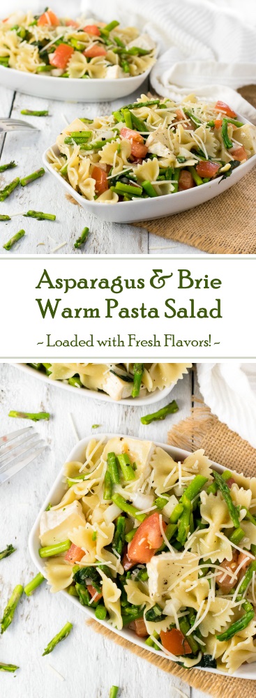 Asparagus and Brie Warm Pasta Salad Recipe