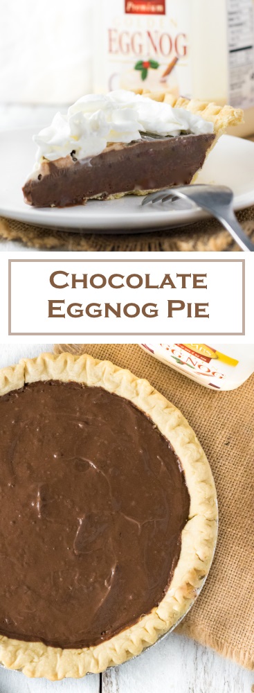 Chocolate Eggnog Pie Recipe