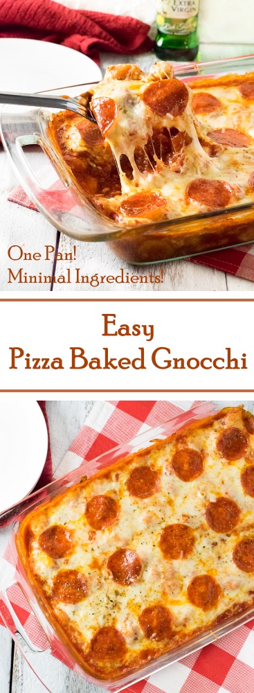 Easy Pizza Baked Gnocchi Recipe