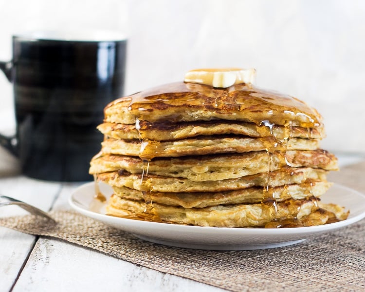 Grandma's Buttermilk Oatmeal Pancakes