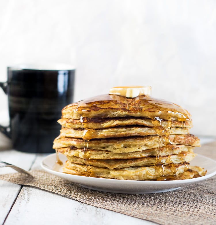 Grandma's Buttermilk Oatmeal Pancakes