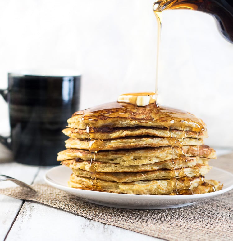 Grandma's Buttermilk Oatmeal Pancakes