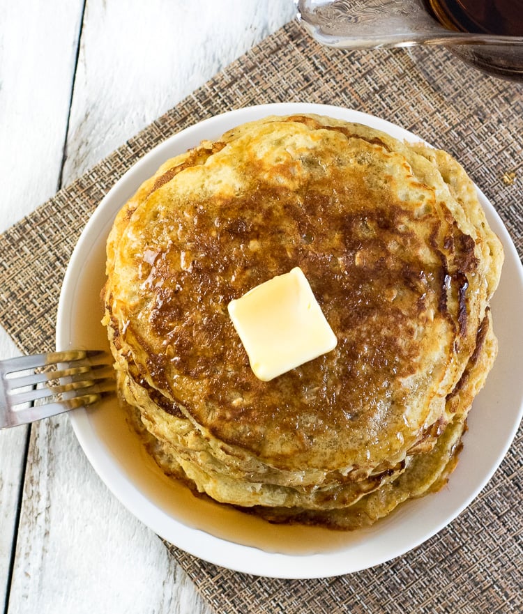 Buttermilk Oatmeal Pancakes