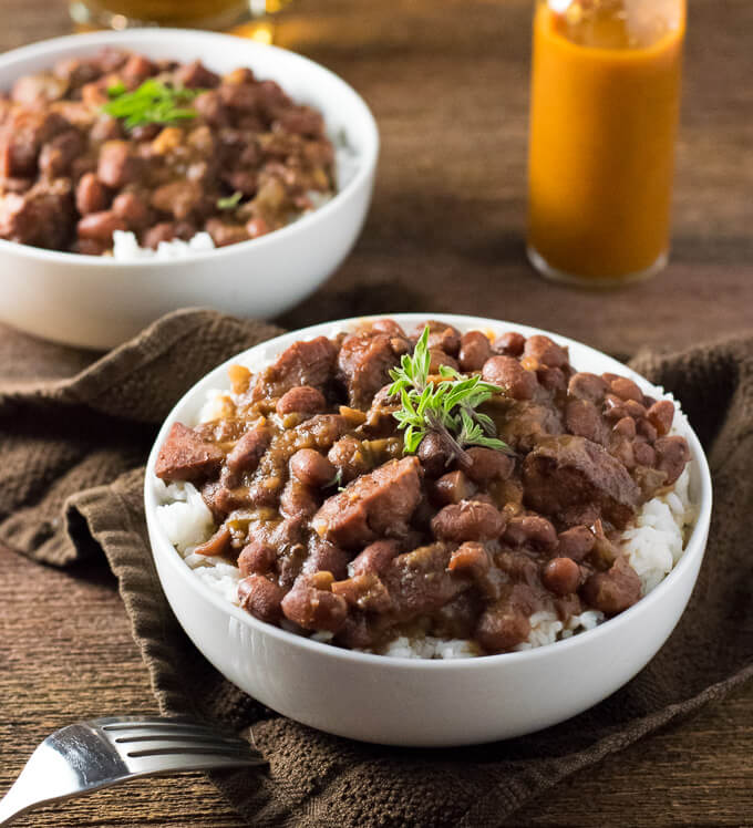 Authentic Red Beans and Rice.