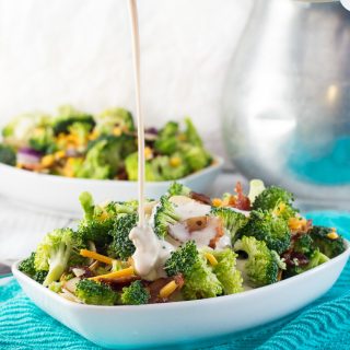 Broccoli and Bacon Salad with Cheese