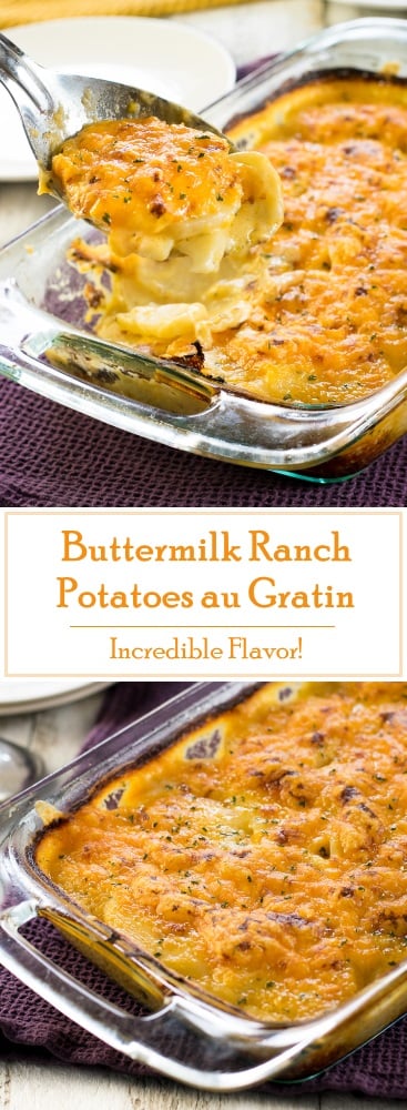 Buttermilk Ranch Potatoes au Gratin recipe