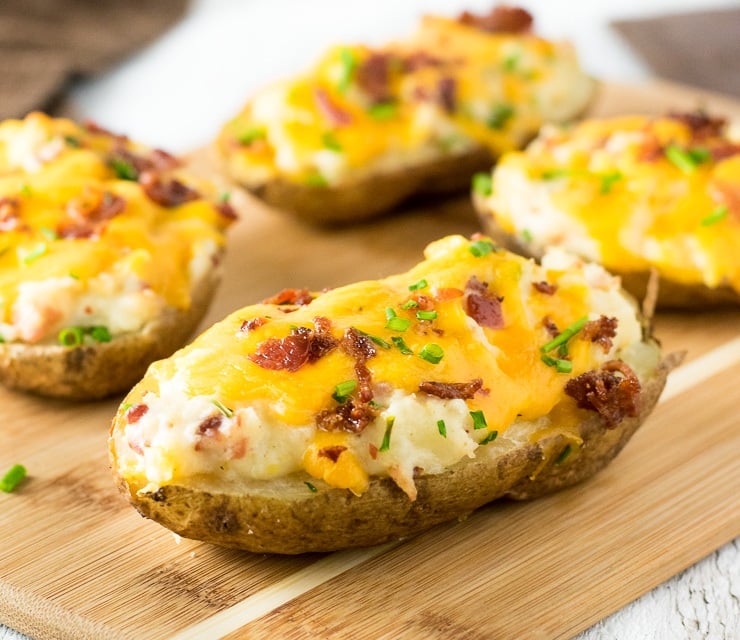 Cheesy and Creamy Twice Baked Potatoes