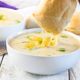 Cheesy Potato Dill Soup Recipe