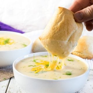 Cheesy Potato Dill Soup Recipe