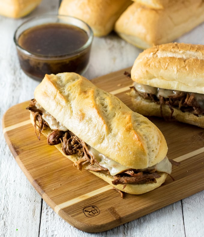 Crock Pot French Dip Sandwiches