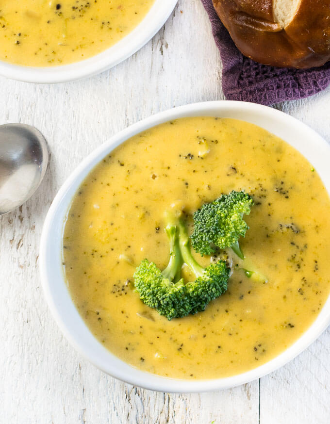 Crock Pot Broccoli and Cheese Soup recipe