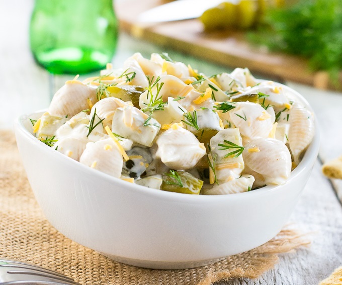 Dill Pickle Pasta Salad Recipe