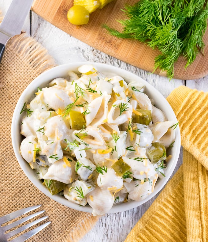 Dill Pickle Pasta Salad Recipe