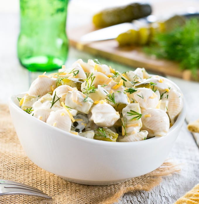 Dill Pickle Pasta Salad