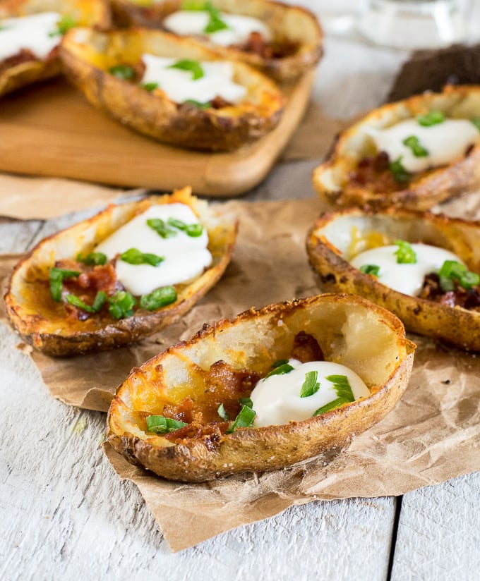 Loaded Baked Potato Skins