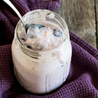 No-Cook Overnight Refrigerator Oatmeal