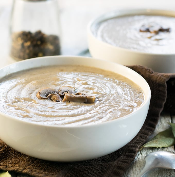 Roasted Mushroom Bisque Recipe