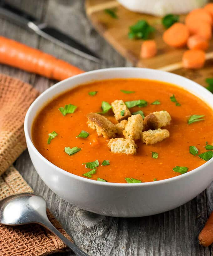 Roasted Red Pepper and Tomato Soup Recipe