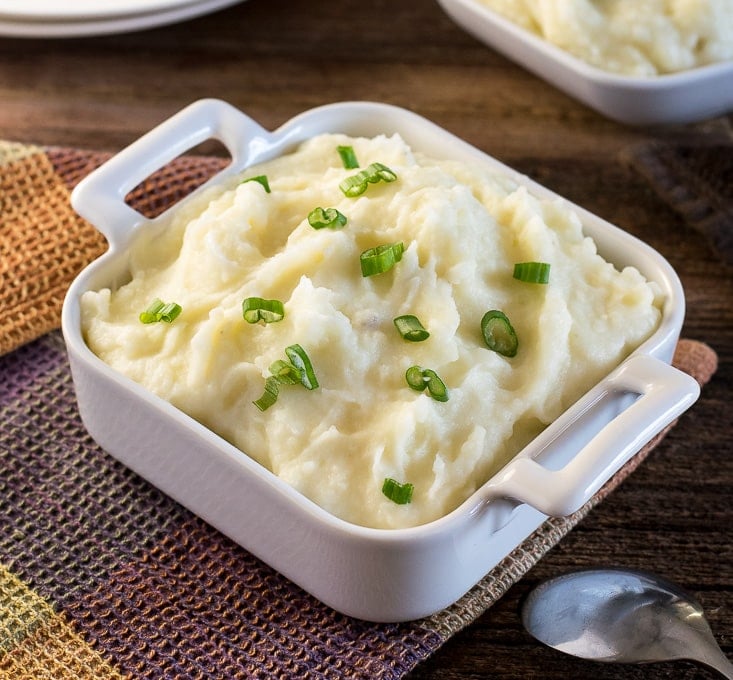 Light and Fluffy Mashed Potatoes.