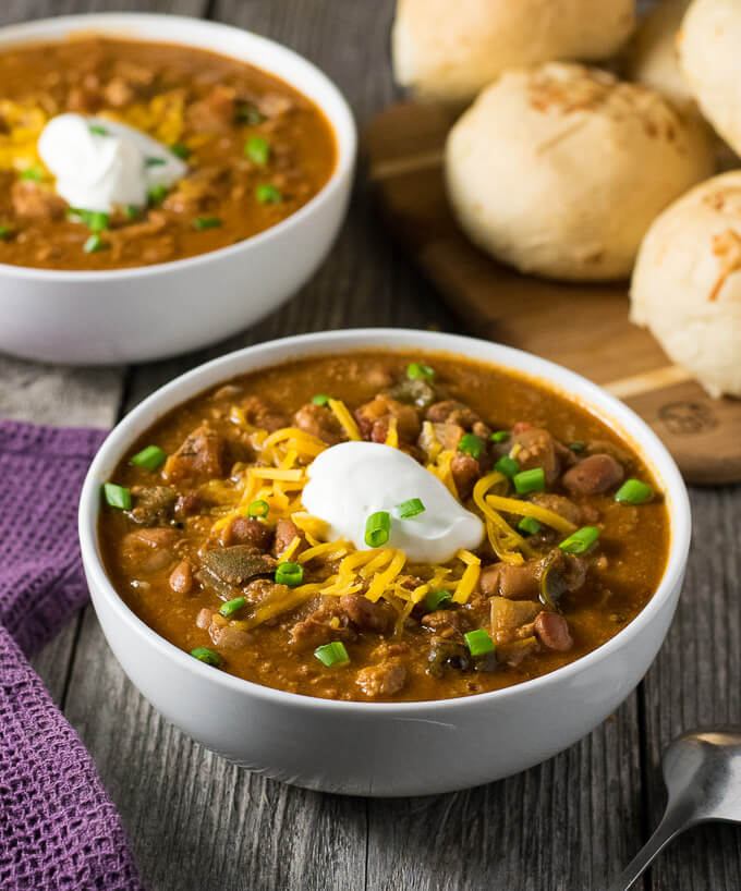 Slow Cooker Turkey Chili