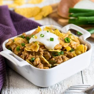 15 Minute Crunchy Taco Pasta