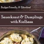 Sauerkraut and Dumplings with Kielbasa recipe