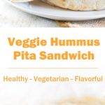 Veggie Hummus Pita Sandwich Recipe - Healthy, Flavorful, Vegetarian
