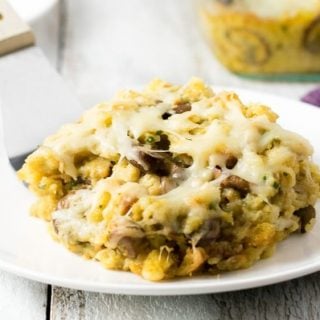 Creamy Mushroom Swiss Stuffing