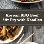 Korean BBQ Beef Stir Fry with Noodles recipe