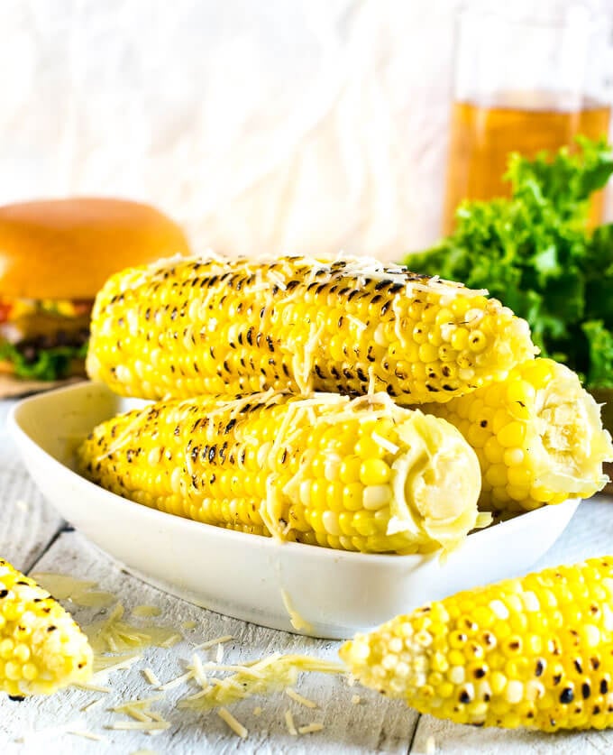 Parmesan Garlic Butter Corn on the Cob