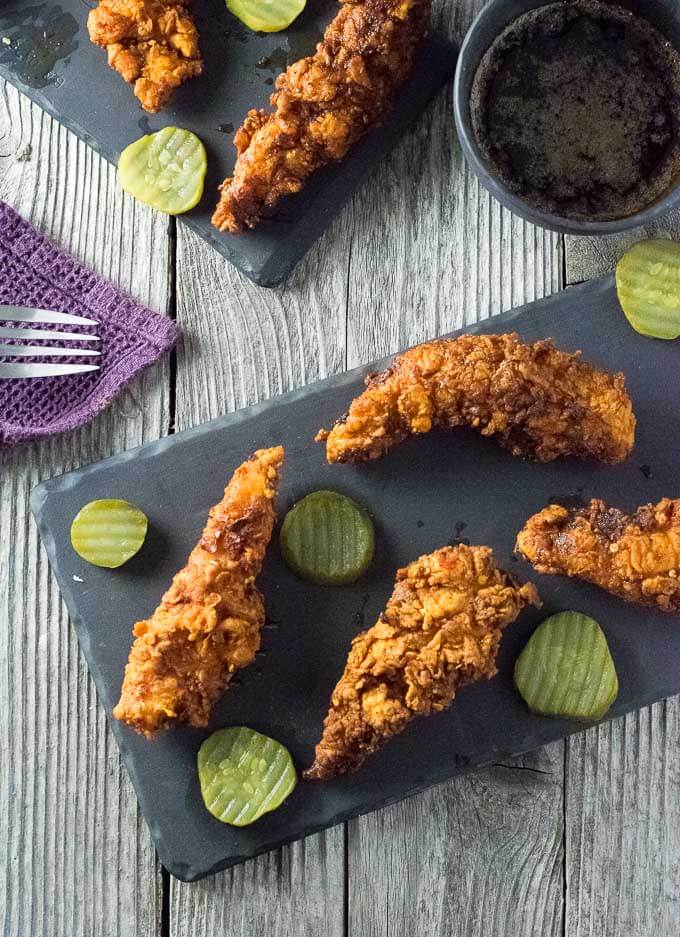 Spicy Fried Chicken view from above