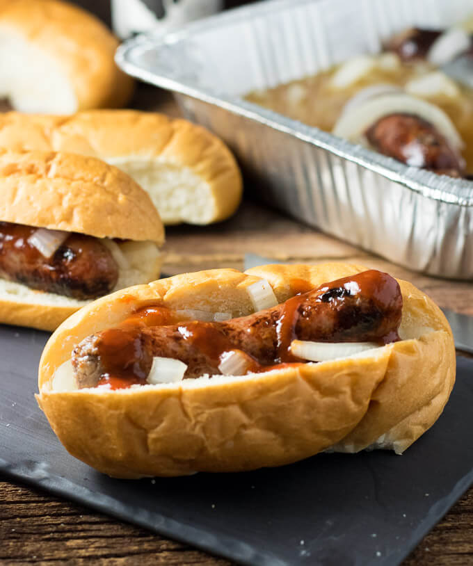 Charcoal Grilled Bratwurst
