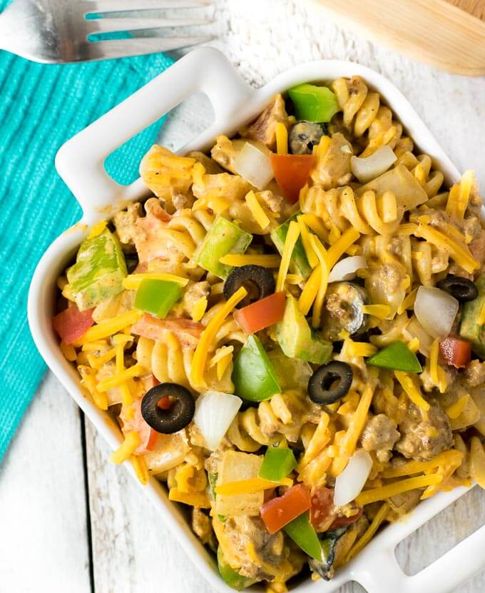 Taco Pasta Salad Recipe.