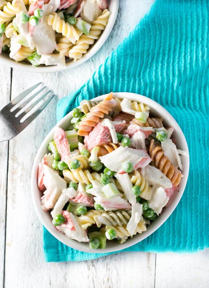 Classic Crab Pasta Salad