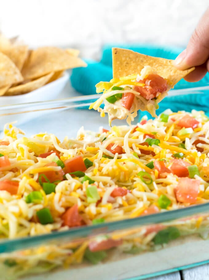 Classic Taco Dip no Olives.