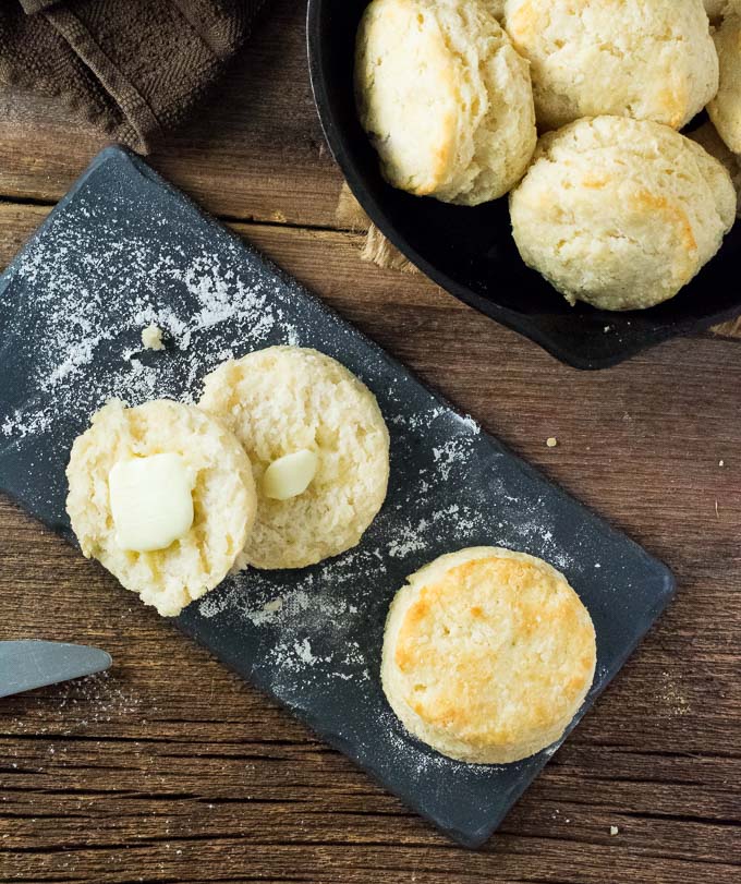 Flaky Buttermilk Biscuits from scratch