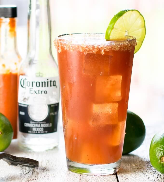 Authentic Michelada Beer Cocktail