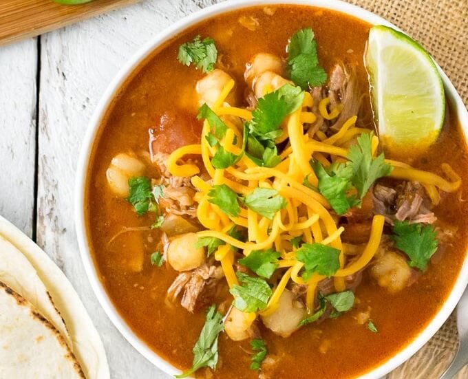 Slow Cooker Posole Soup