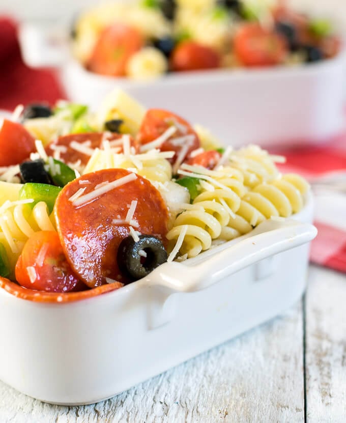 Pepperoni Pasta Salad.