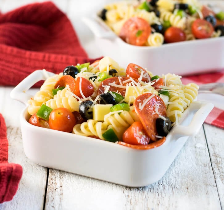 Pepperoni Pizza Pasta Salad