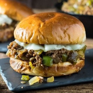 Philly Cheesesteak Sloppy Joes