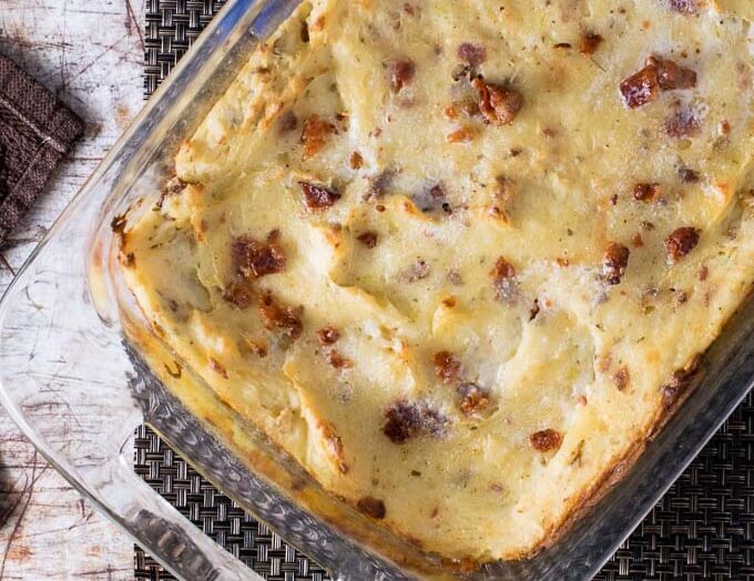 Bacon Ranch Mashed Potatoes