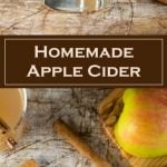 Homemade Apple Cider recipe