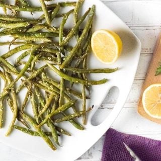 Roasted Lemon Parmesan Green Beans