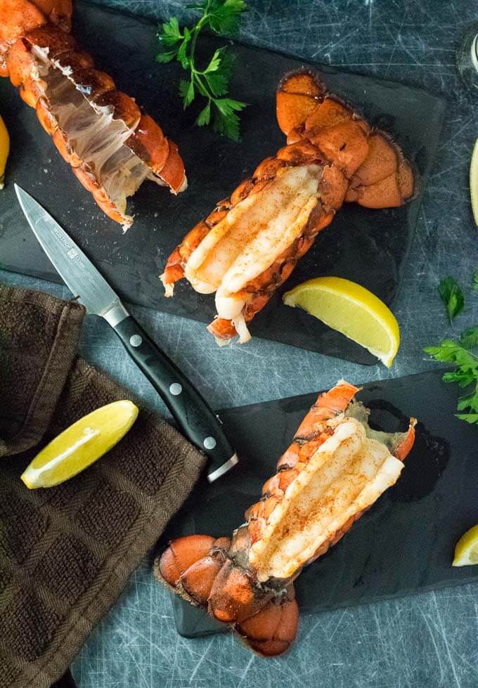 Baked Lobster Tails